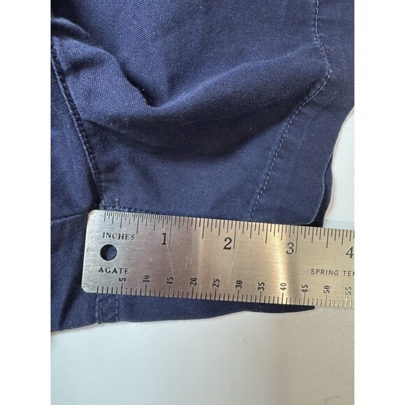 Polo Ralph Lauren  Shorts Chino Flat Front Pony Logo Navy Blue Size  12 - Picture 7 of 8